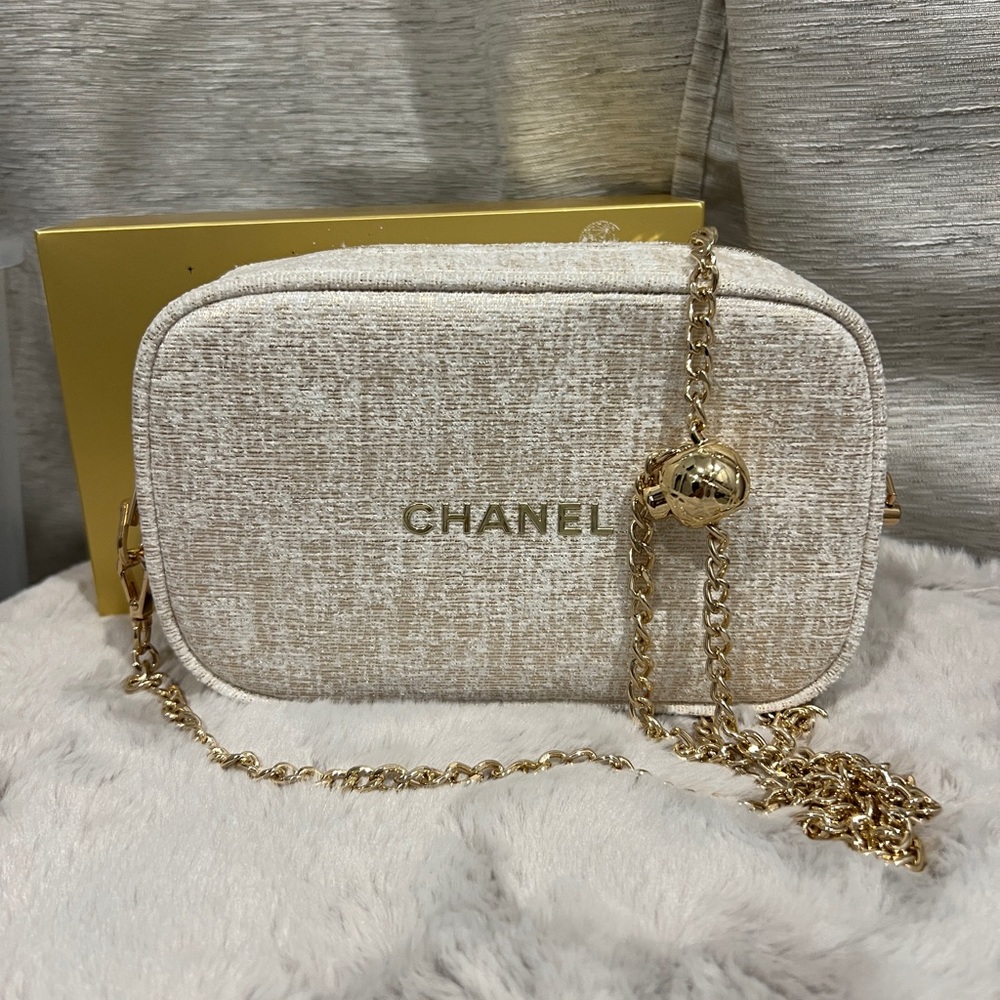 Brand new 2023 Chanel holiday beauty case